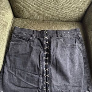 Express Black Corset Skirt Size 8